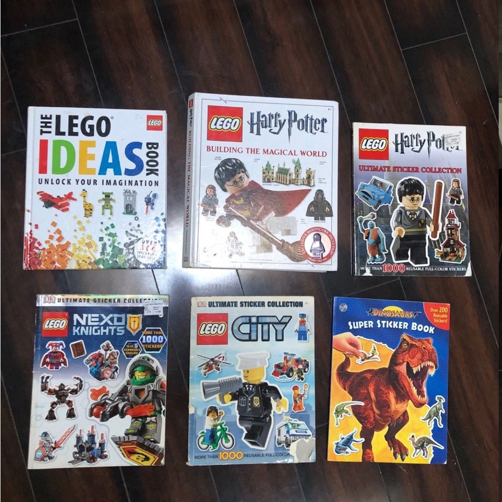 LEGO books bundle and Lego sticker books